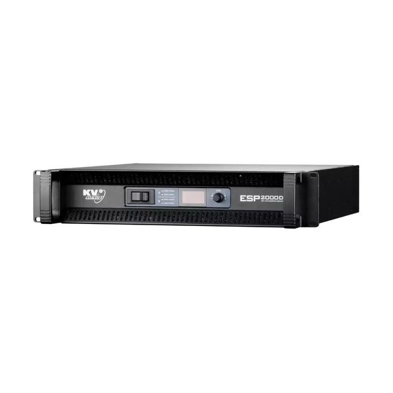KV2 Audio ESP2000D Dwukanałowy wzmacniacz mocy 2x 1000W z monitoringiem cyfrowym